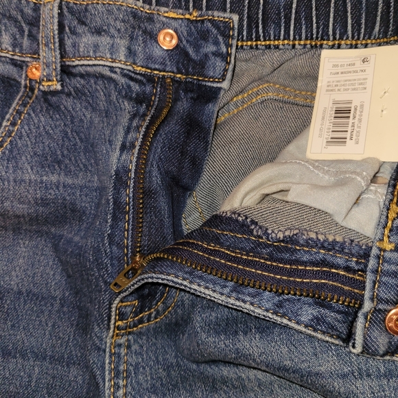 NWT | 2 Pairs of Cat & Jack Girls High Rise Straight Jeans | Size 14 - Picture 13 of 14